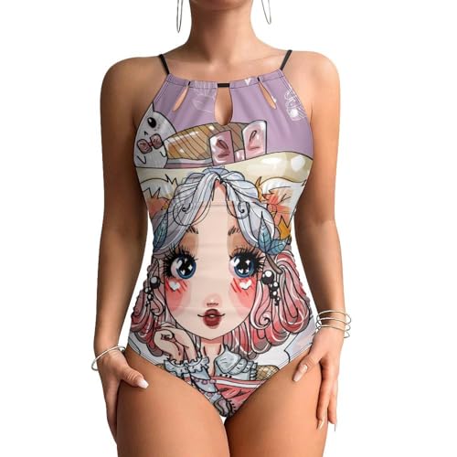 Maillot de bain une pièce gainant au design asymétrique élégant pour femme