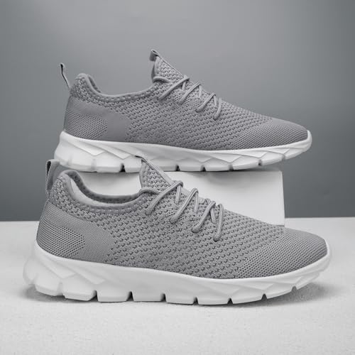 Image of YITUHIO Mens Running Shoes Fashion Sneakers Tennis Walking Shoes Lightweight Athletic Gym Workout Shoes