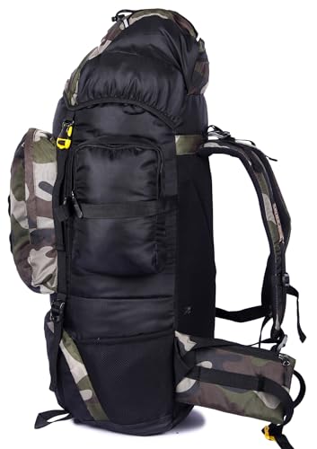 Image of hiker's way 75+5 Ltrs Rucksack bags Rucksacks for men Trekking bags for men backpacks Travelling Bag For men and women with waterproof compartment with rain cover