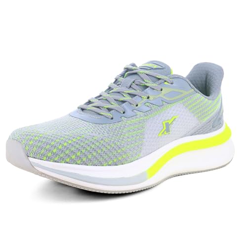 Sports Running Shoes for Men – Lightweight Breathable Lace-Up Athletic Shoes with Cushioned Comfort, Shock Absorption, Durable Grip, Flexible Sole & E