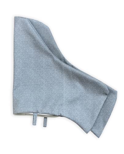 Image of High Chair Cover for IKEA Antilop,Cotton Cover for Inflatable Cushion, Cushion Cover for High Chairs for Babies and Toddlers, High Chair Accessories (Rolled Grey)