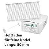  5.000 Heftfäden 50mm für Anheftpistolen mit feinen Nadeln TagEasy z. B. für die Banok 503 X