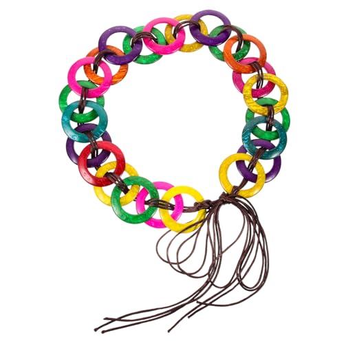 VOSAREA Multi Colored Braided Rope Belt for Women Lightweight Tie Back Waist Cinch Elegant Decorative Accessory for Dresses and Skirts Durable and Fade Resistant Fashion Waistband