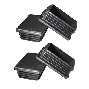 Royal Product Right Angle Plastic caps Glide Insert Pipe Tubing End Cap Plastic Durable Chair Glide for Chair Table Stool Leg Pipe Inner Cap (60mm *30mm) (Pack of 30)