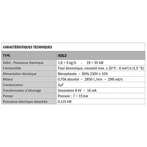 Riello - Quemador de bioaceite MILLENIUM 40G3 - RIELLO:20181378