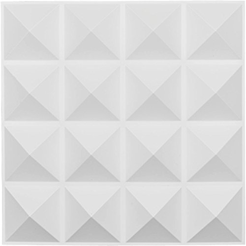 Exclusive Discount 90% Price Ekena Millwork WP20X20CNWH-CASE-50 Cornelia EnduraWall Decorative 3D Wall Panel, 19 5/8"W x 19 5/8"H, White, 50 Each