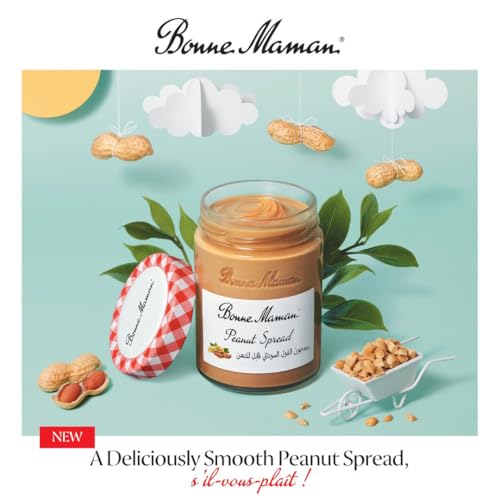 Bonne Maman Peanut Spread Smooth, 11.46 oz, 325 g
