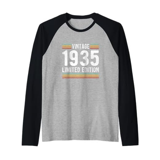 Vintage 1935 Edición Limitada 87 Años Cumpleaños 87 Camiseta Manga Raglan