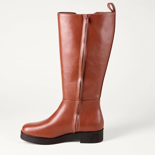 Amazon Essentials Women's Tall Gusset Boots, Chunky Heel, Square Toe - Image 5