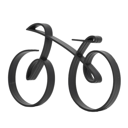 Ornamento de Bicicleta, Metal Simples Acabamento Fino Decoração Moderna de Bicicleta para Desktop