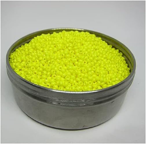 8.82oz Rocailles PRECIOSA Seed Beads 6/0 (Approx. 4 mm), Orange (Terra Intensive)