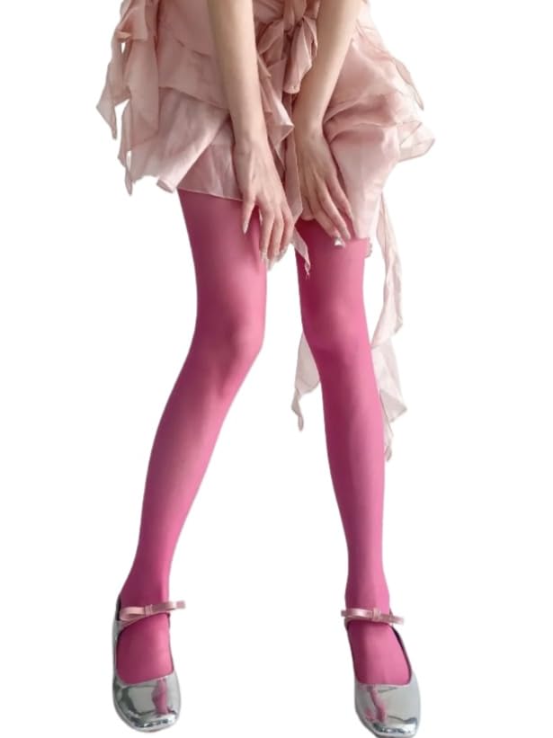 Funky Colorful Tights for Women Whimsy Twee Colored Stockings Teal Fun Tights Y2k Emo Whimsigoth Clothes