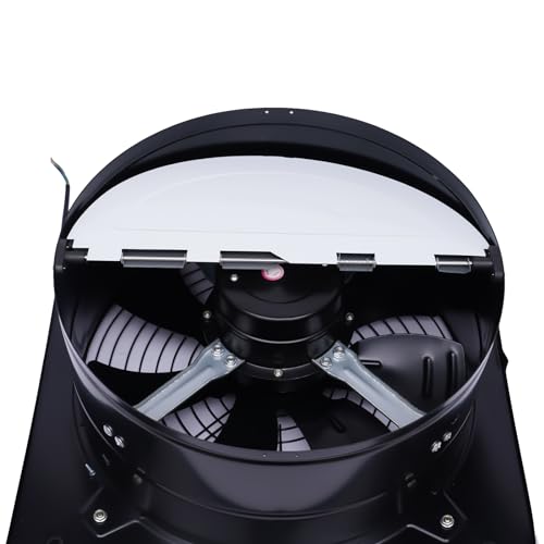 Ventilador Industrial de Ventilación 750W 16'' Extractor Axial de Aire 4700CFM, 2800RPM, a prueba de explosiones para fábrica, garajes, invernadero, ático miniatura 7