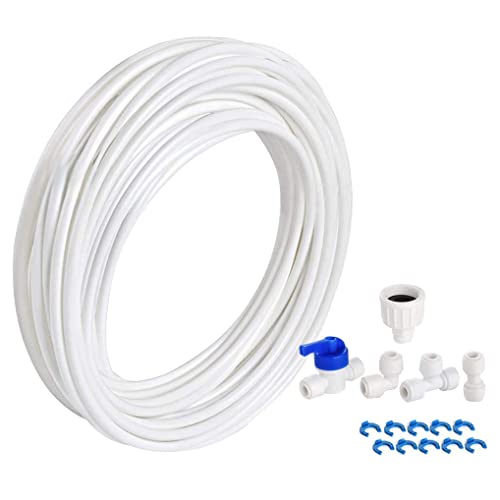 Water Pipe Connector Water Purifier Pipe Joint Filter Kit for Fridge Hose Refrigerator 10M