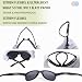 ElevaPulse Baby Sonnenbrille - Polarisiert mit UV400 Schutz, Flexibler Silikonrahmen für Kinder 6 Monate bis 3 Jahre, Babysonnenbrillen für Jungen und Mädchen, Leichtes Design mit Verstellbarem Band