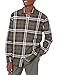 Produktbild Amazon Essentials Herren Langarmhemd aus Flanell (in Übergröße erhältlich), Olivgrün Karomuster, XL