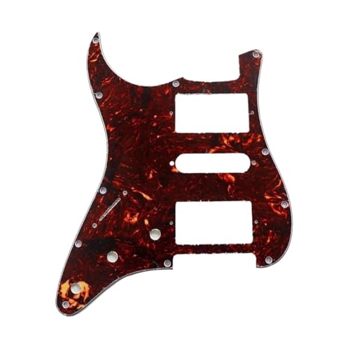 Pickguard pour guitare HSH ST gaucher finition écaille de lutherie