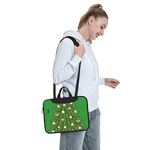 Maletín para laptop con diseño de árbol verde, unisex miniatura 7