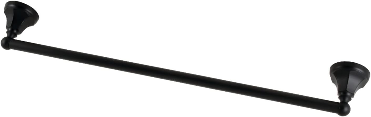 Kingston Brass BA4811MB Metropolitan 24-Inch -Towel Bar, Matte Black