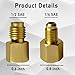 R134A Refrigerant Tank Adapter, 6015 and 6014 AC Adapter Fitting Kit, 1/2
