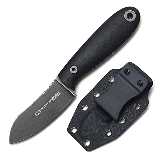 WITH ARMOUR WA-079BK-Raymond - 7.1 Zoll feststehendes Messer