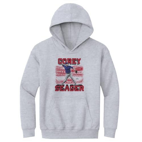 500 LEVEL Corey Seager Kids Hoodie - Corey Seager Texas Block