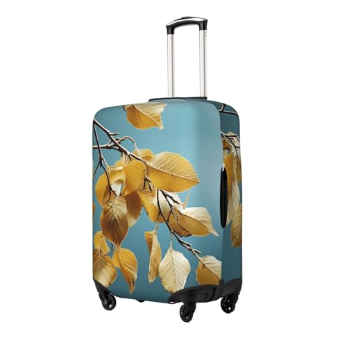 Birch Leaves Travel Luggage Cover Elastic Washable Suitcase Protectors Anti-Scratch Suitcase Covers Luggage Protector Fits 18-32 Inch Suitcases2