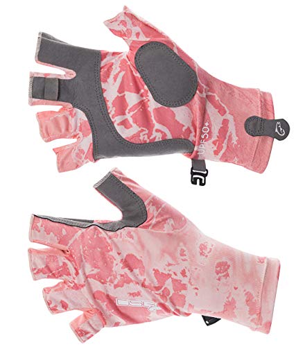 DSG Outerwear Women s Kristina Fishing Gloves (Salmon Wave, Small)