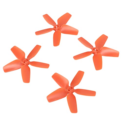 Ausla Hélices para Drones, Material de PC, Equilibrio Dinámico para Drones Avata, Diseño de Empuje Estable y Silencioso, Fácil Instalación con Tornillos y Destornillador Incluidos (Orange)