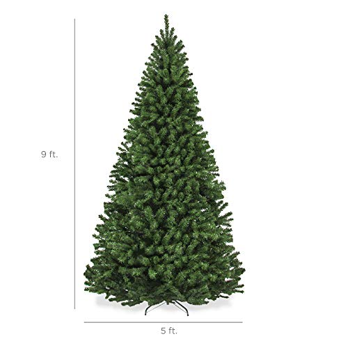 Best Choice Products 9Ft Premium Spruce Artificial Holiday Christmas Tree For Home, Office, Party Decoration W/ 2,028 Branch Tips, Easy Assembly, Metal Hinges & Foldable Base #TOP6