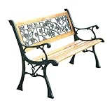 1. Muebles decorativos perfectos para exteriores: el banco de jardín tiene un estilo simple, que puede combinar bien con su casa y combinar perfectamente con los muebles. Esta será una excelente opción para su patio trasero, porche, terraza, junto a