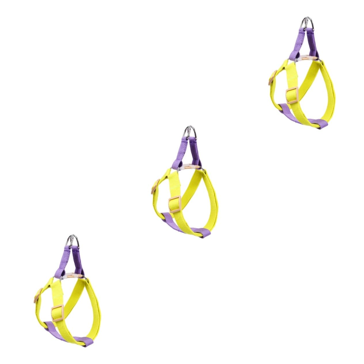 FRCOLOR 3pièces Réglable pour Chien Gilet De Traction Respirant pour Promenade Extérieur Ceinture Sécurisée pour Chiens Design Et sans Laisse