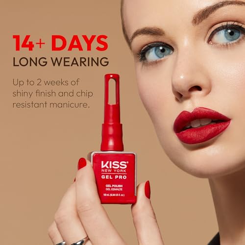KISS NEW YORK Gel de Uñas Soak Off UV LED 10mL miniatura 5