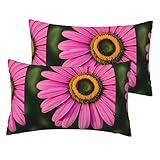 Opción de regalo ideal: esta funda de almohada lumbar con estampado de margaritas de belleza 1 es un excelente regalo para familiares y amigos. Adecuado para cualquier ocasión, incluyendo cumpleaños, fiestas, aniversarios y mucho más, son un regalo pensado y versátil.
