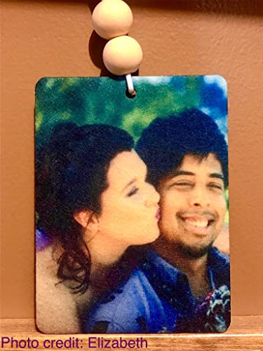 Beaded Custom Car Air Fresheners Real Photos | Freshie | Upload Image | Great Gifts Under 10 (Multicolor) #TOP4