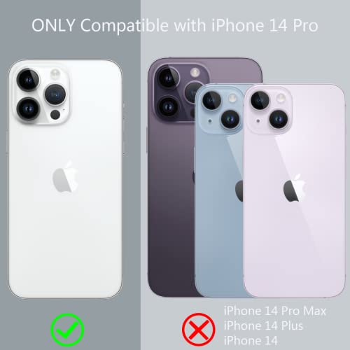 Fingic-Compatible-with-iPhone-14-Pro-Case-iPhone-14-Pro-5G-Holster-Case-Combo-Shell-Slim-Rugged-Case-with-Kickstand-Swivel-Belt-Clip-Holster-Shockproof-Cover-for-iPhone-14-Pro-5G-61-inch-Black