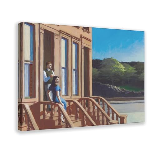 Tableau d'art Edward Hopper en impression sur toile haut de gamme