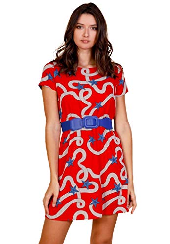 MINUETO Vestido Red Sailor (L)