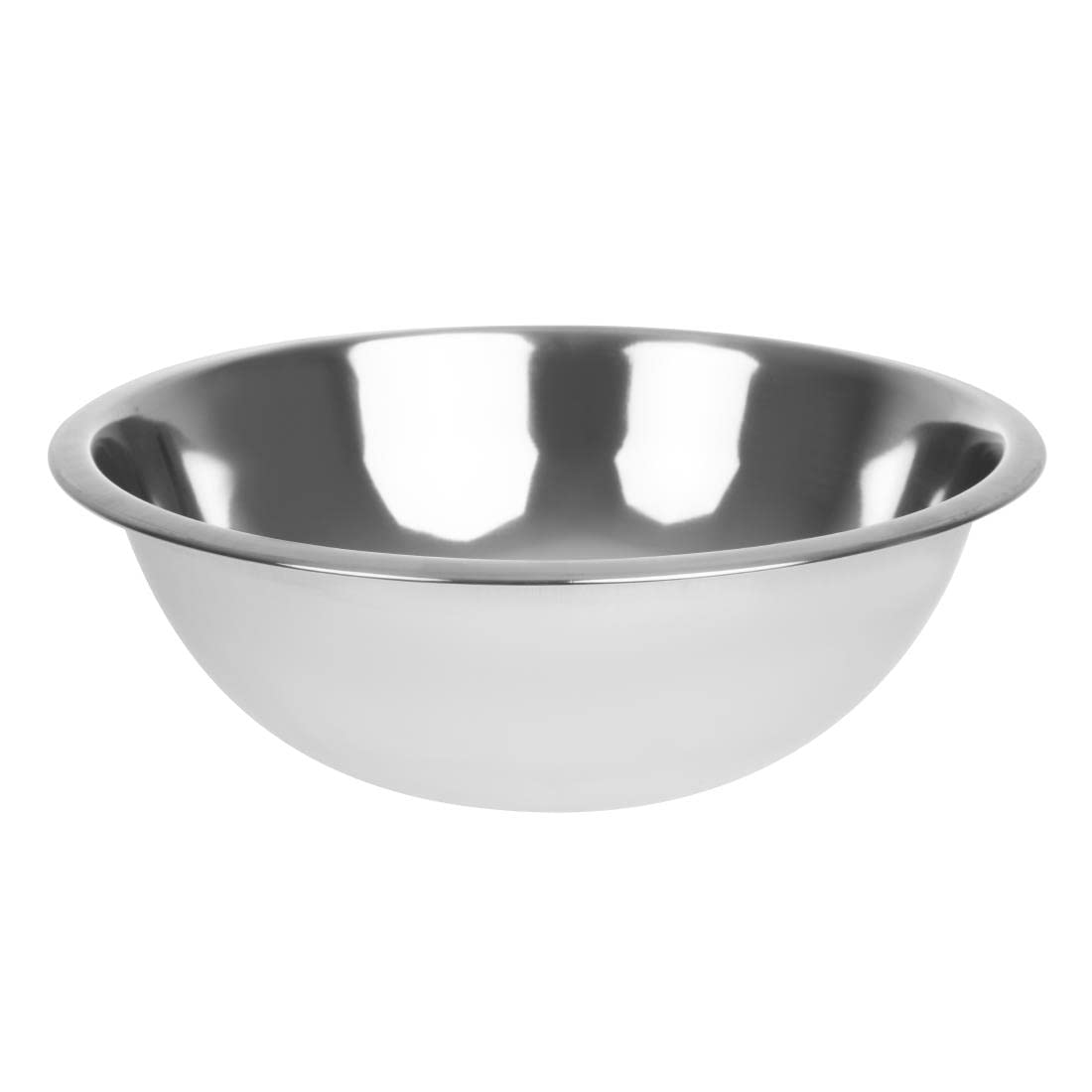 Vogue Stainless Steel Mixing Bowl 2.2Ltr - Compact, Stackable, Ideal for baking and cooking GC135