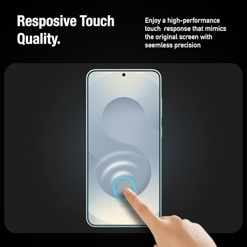 Image of Supershieldz NeoGuard Tempered Glass Screen Protector Guard for Samsung Galaxy S25 Plus and S24 Plus - Case-Friendly, Easy Installation