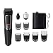 Philips MG3740/15 Multigroom 3000 Series Rifinitore All-in-One 9 in 1, Barba e Capelli, Nero