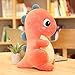 LIUCHANG Süße Dinosaurier Plüsch Spielzeug Dinosaurier Tyrannosaurus Mädchen Herz Down Kissenhalter Kind Geschenk Puppe (Farbe: Pink30cm) liujiapeng55 (Color : Pink30cm)