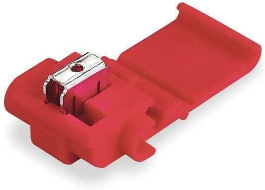 3M SCOTCHLOK ELECTRICAL IDC 558-POUCH, RUN AND TAP, FLAME RETARDANT, RED, 22-16 AWG, 100/POUCH, 1000/CASE