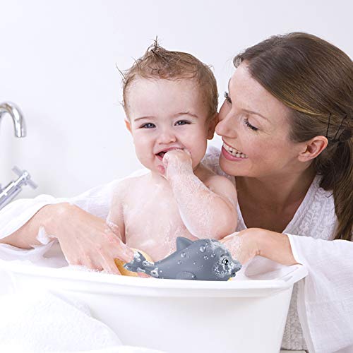 Kendyy Baby Bath Toys, Dolphin Animal Bathtub Toy With Music & Light Induction Sprinkler Automatic Spray Water For Infants Toddlers Kids Boys & Girls,Pool Bathroom Shower Toy Best Gift(Gray) #TOP3