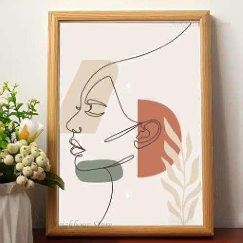 Affiches art peintures murales abstraites impression toile 70x100cm - 5