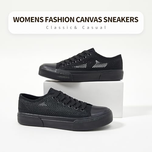 Image of hash bubbie White Sneakers for Women Low Top Canvas Shoes Womens Canvas Sneakers Women's Fashion Sneakers Slip on Casual Tennis Shoes