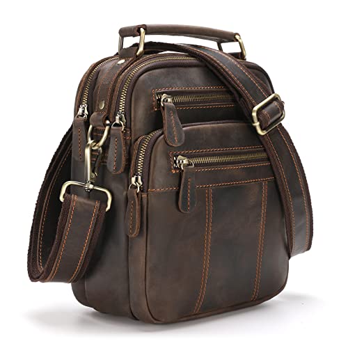 Jack&Chris Leather Messenger Bag for Men, Man Purse Crossbody Bags for Work Business4