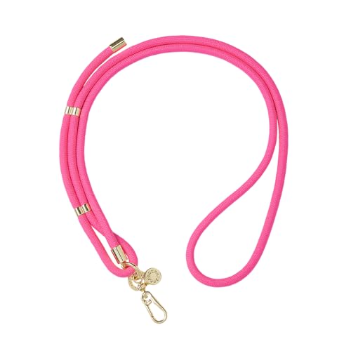 Image of PopSockets Phone Lanyard, Phone Holder, Crossbody Device Strap - Paracord Boca Pink