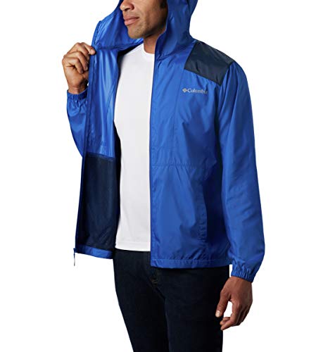 Image of Columbia Hood Polyester Regular Fit Mens Active Wear Jacket (S22-KM3972-011-P)