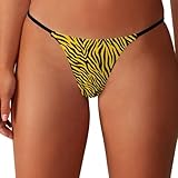 [jcakes] Tバック ショーツ レディース セクシー 鬼のパンツ トラ柄 節分 下着 ショーツ 女性 パンツ おしゃれ 快適 通気 スポーツ かわいい 食い込まない L